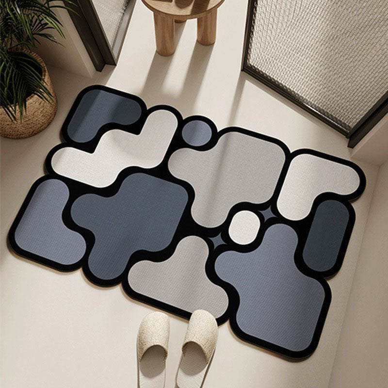 Simple bathroom water-absorbing soft diatom mud quick-drying pad