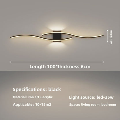 Simple bedroom bedside lamp