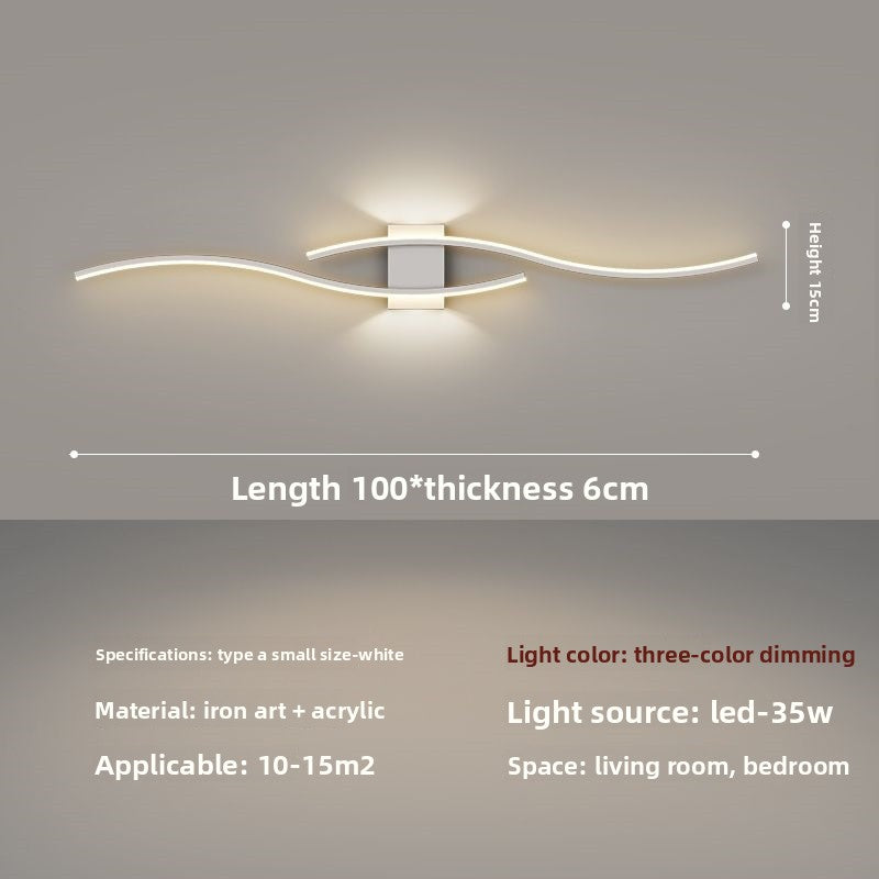 Simple bedroom bedside lamp