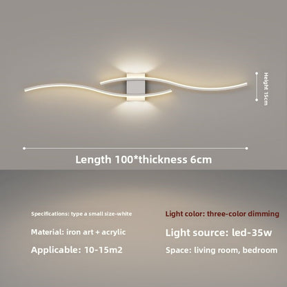Simple bedroom bedside lamp