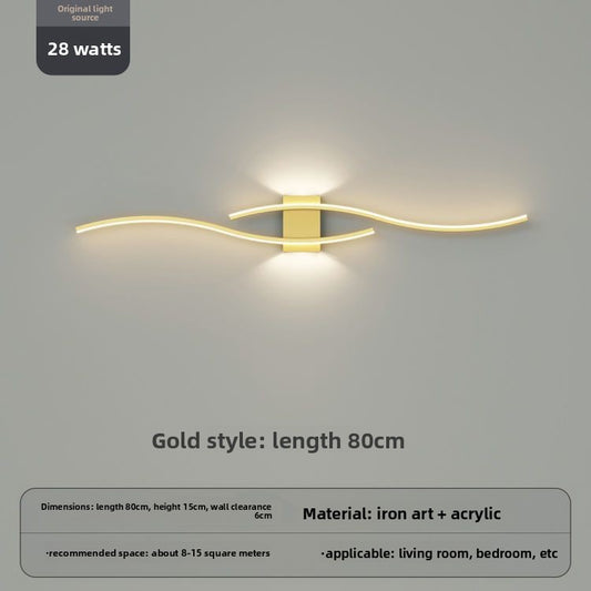Simple bedroom bedside lamp