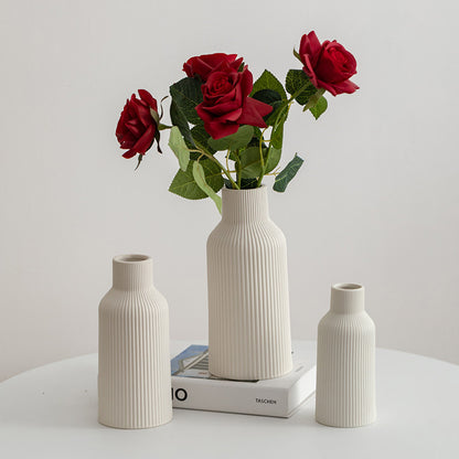 Simple Ceramic Vase Set for Home Decor