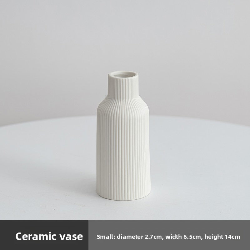 Simple Ceramic Vase Set for Home Decor