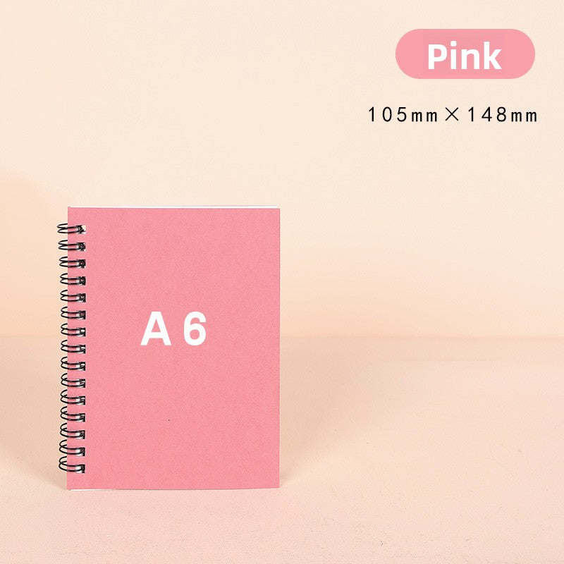 Simple coil notebook