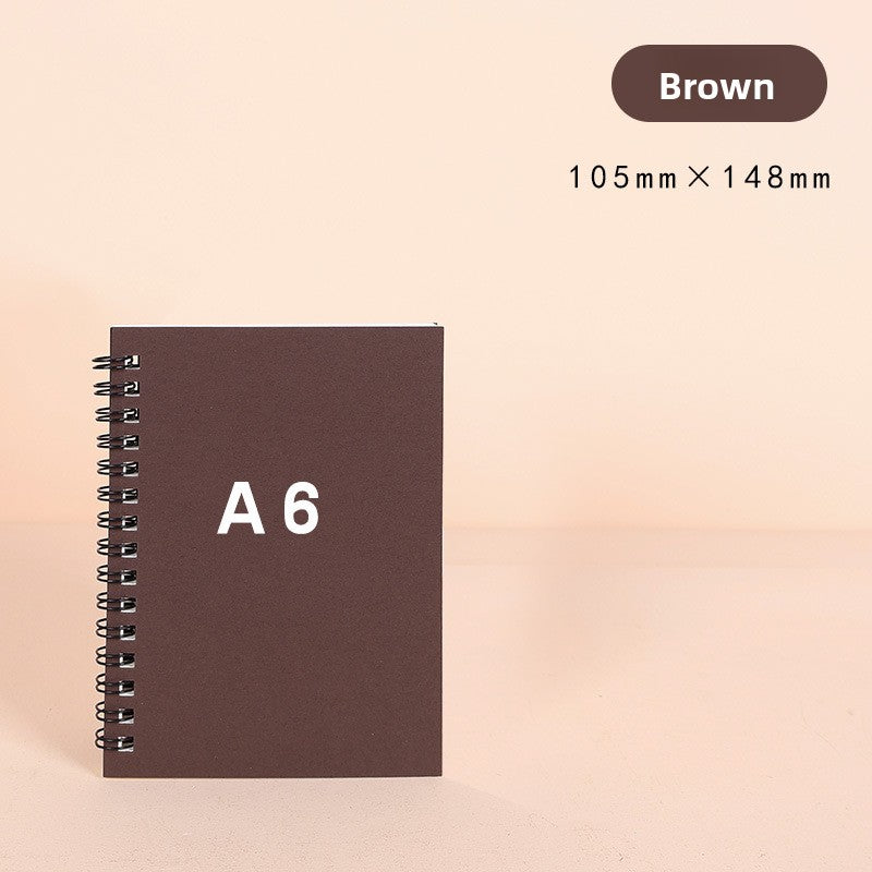 Simple coil notebook
