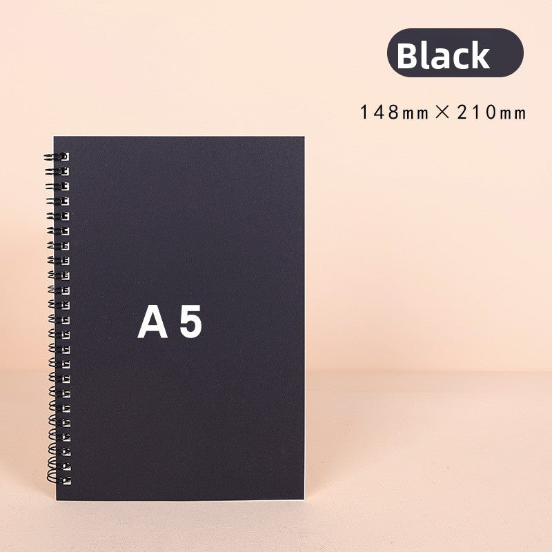 Simple coil notebook
