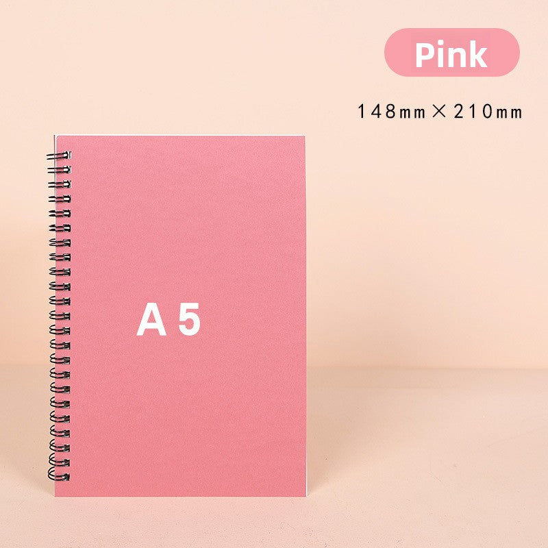 Simple coil notebook