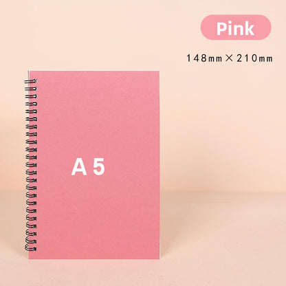 Simple coil notebook