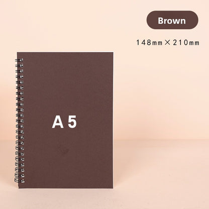 Simple coil notebook
