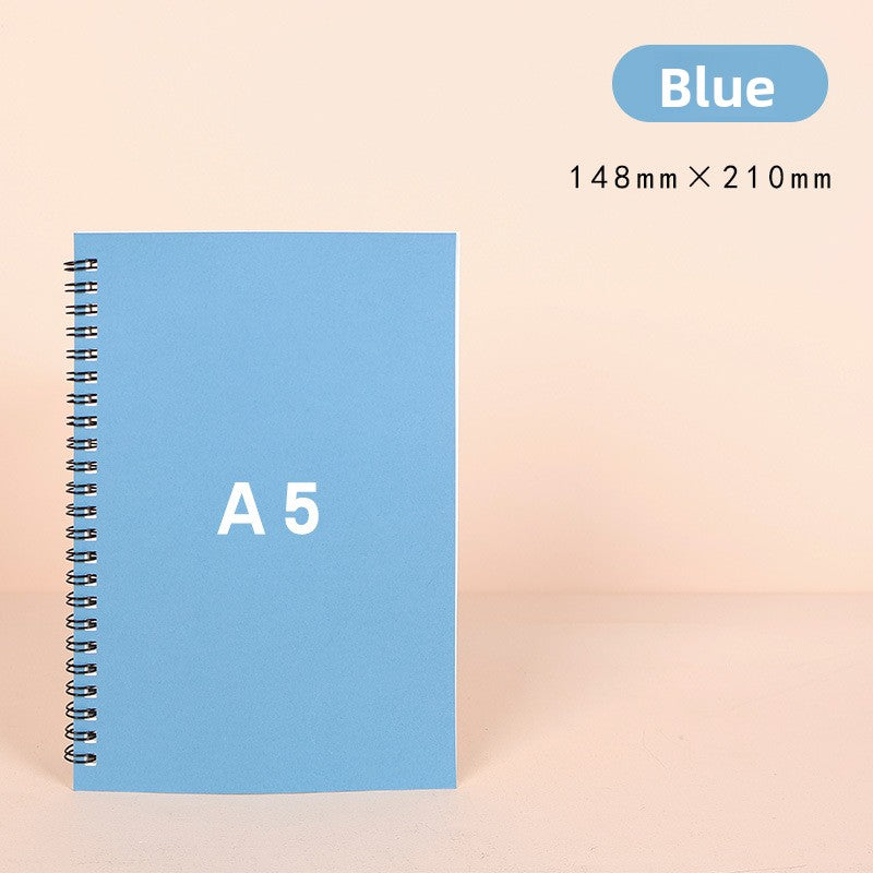 Simple coil notebook