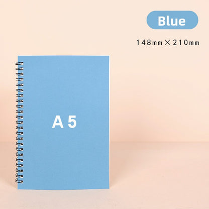 Simple coil notebook