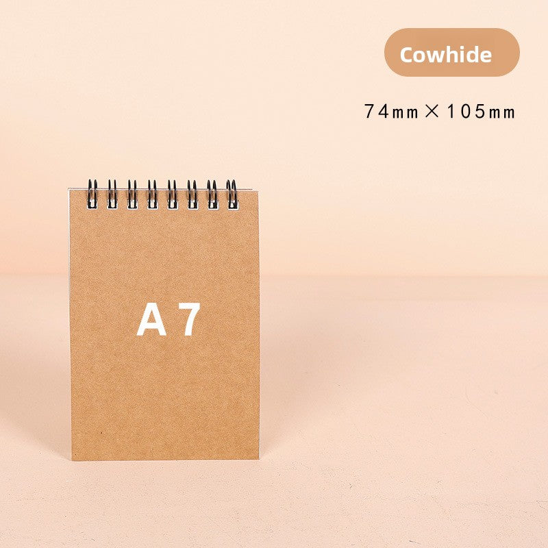 Simple coil notebook