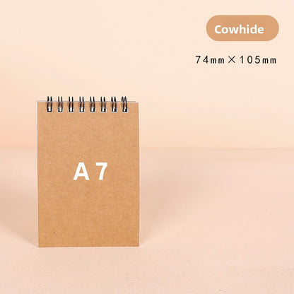 Simple coil notebook
