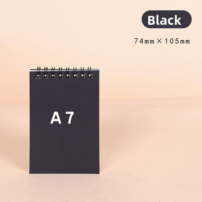 Simple coil notebook
