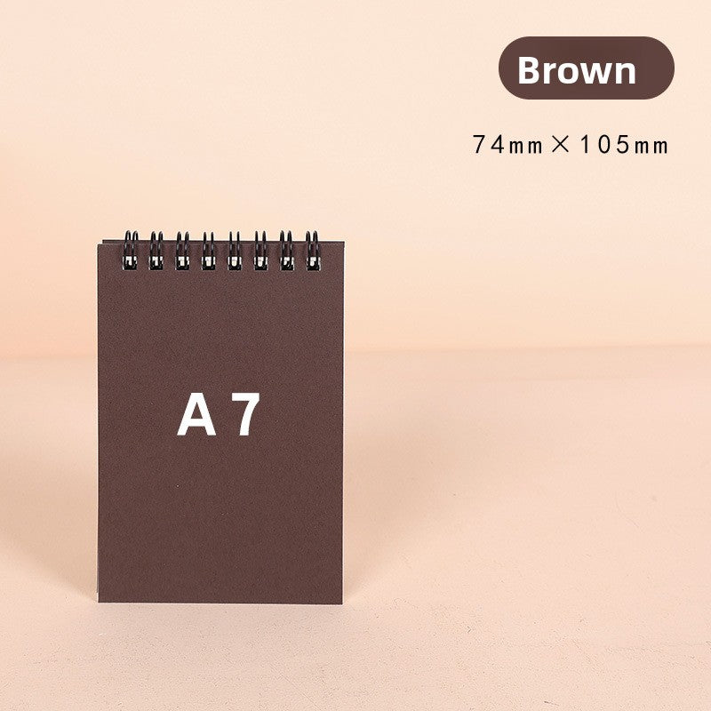 Simple coil notebook