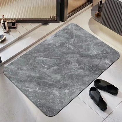 Simple diatom mud floor mat