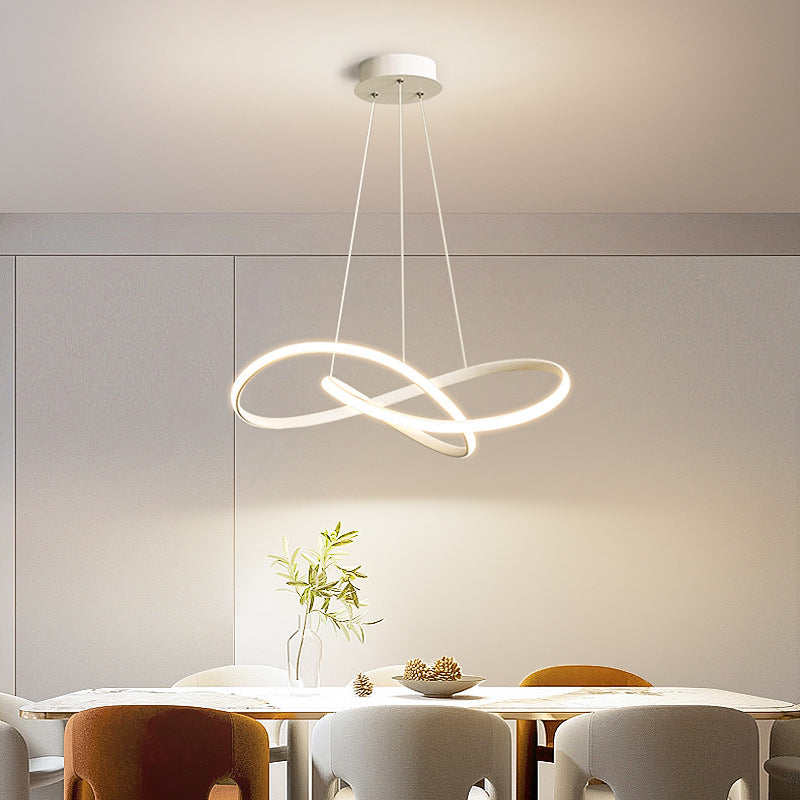 Simple dining table chandelier