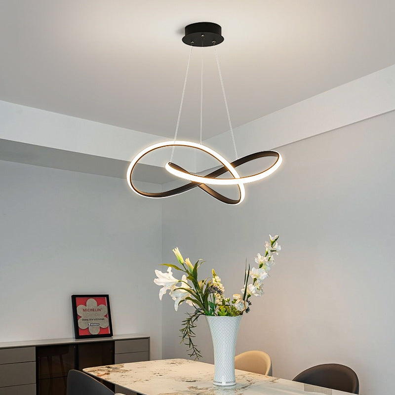 Simple dining table chandelier
