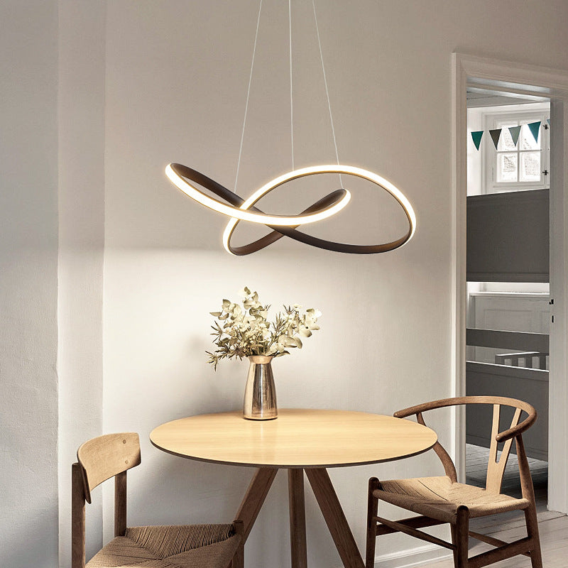 Simple dining table chandelier