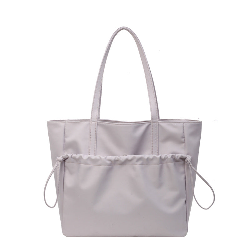 Simple Drawstring Nylon Bag, Large Capacity