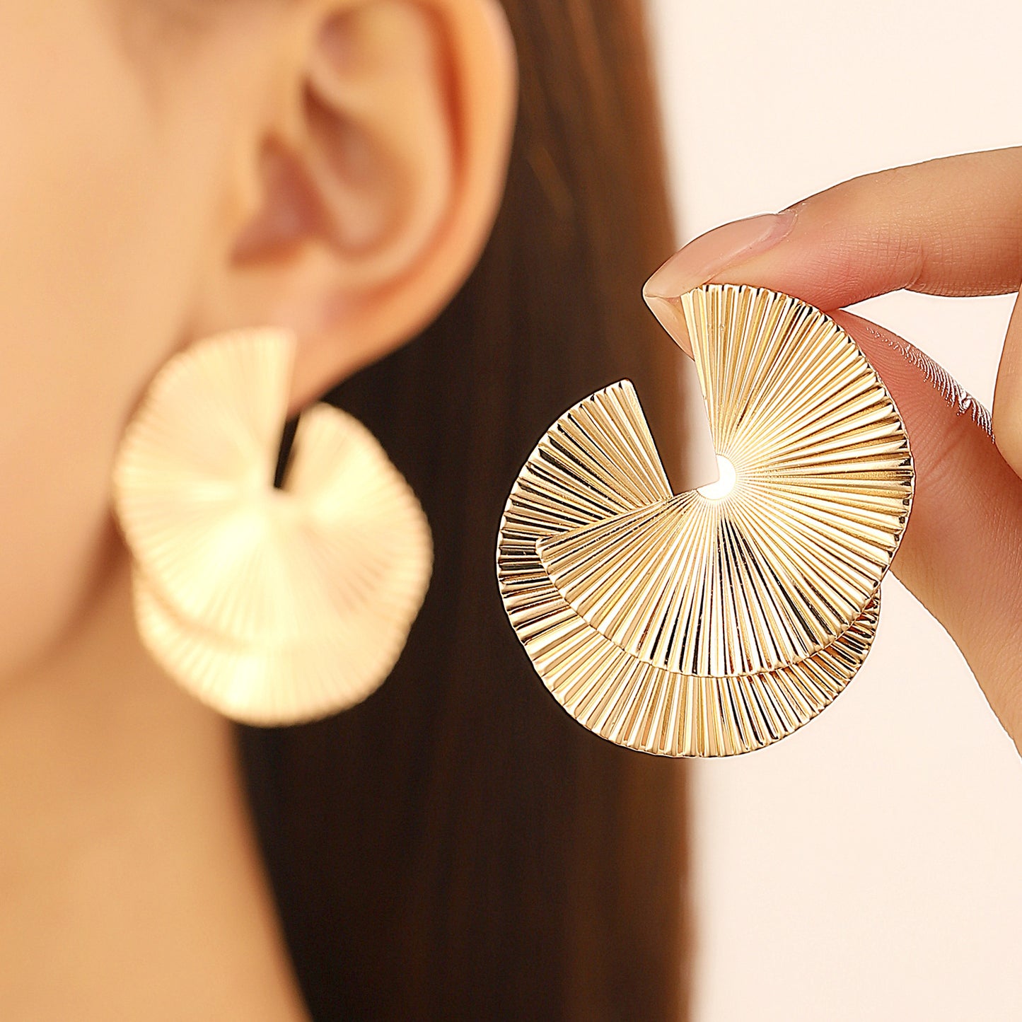 Simple Ear Stud Earrings