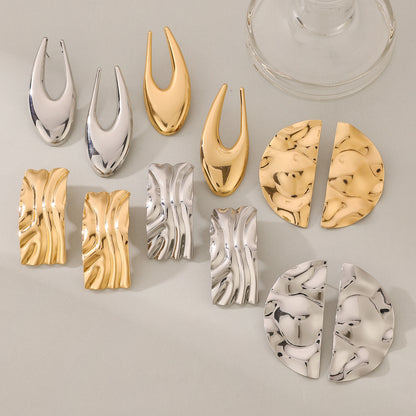 Simple Ear Stud Earrings
