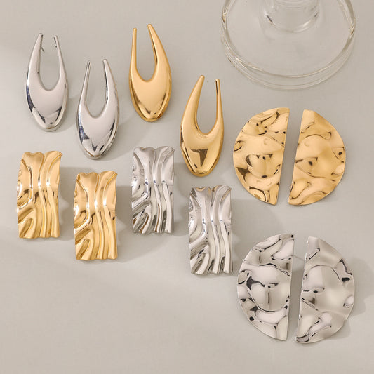 Simple Ear Stud Earrings