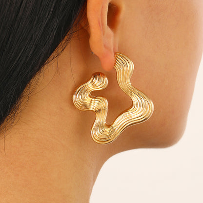 Simple Ear Stud Earrings