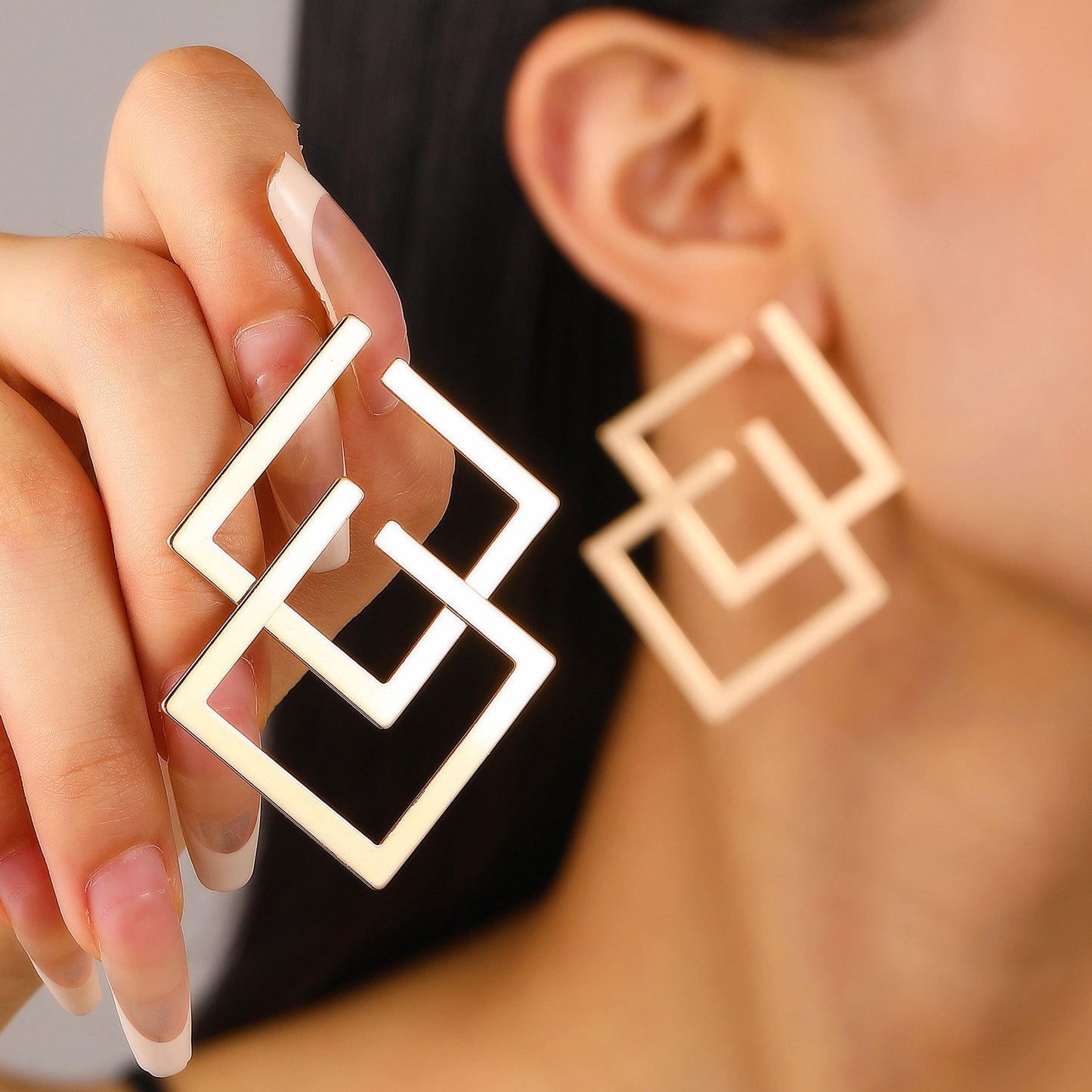 Simple Ear Stud Earrings