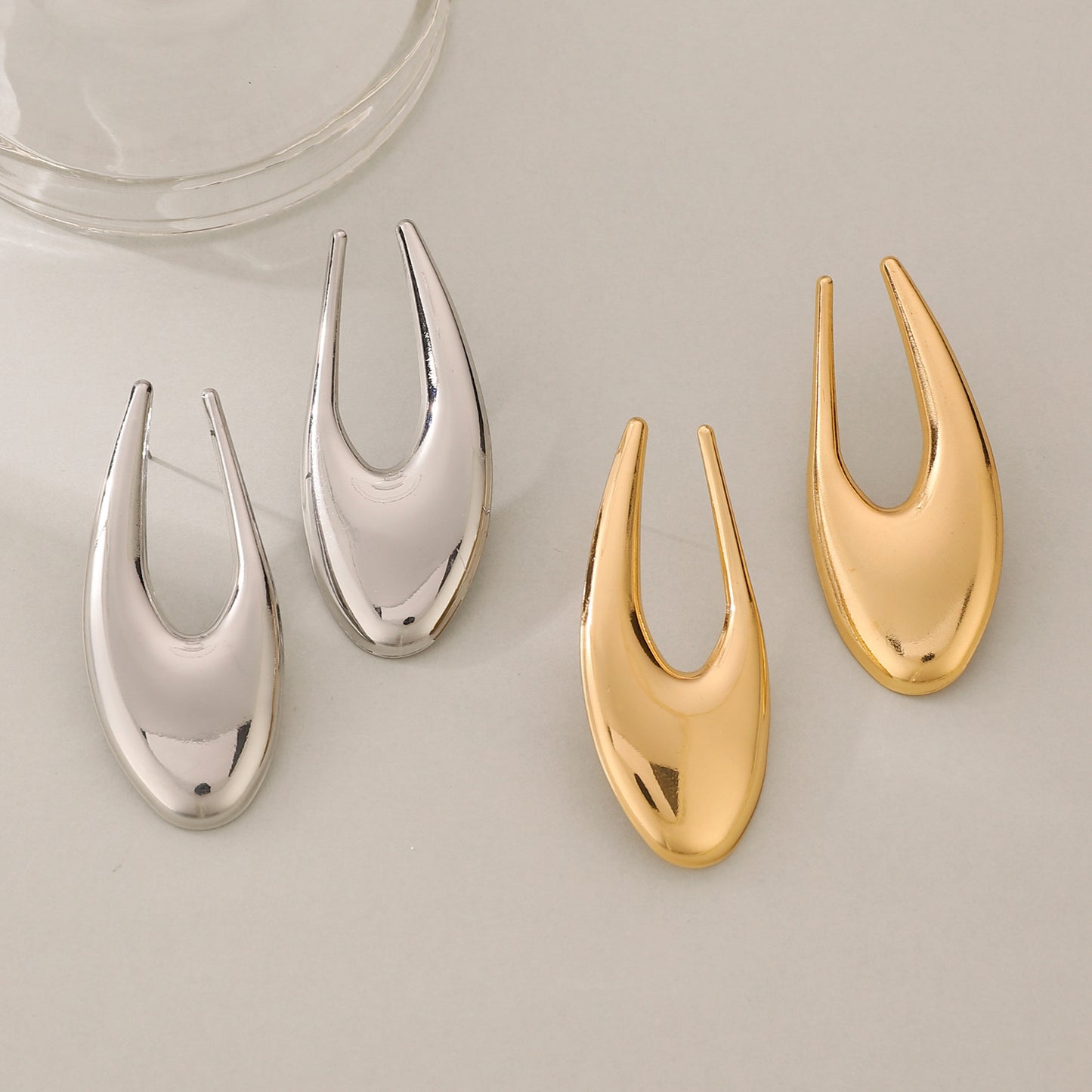 Simple Ear Stud Earrings