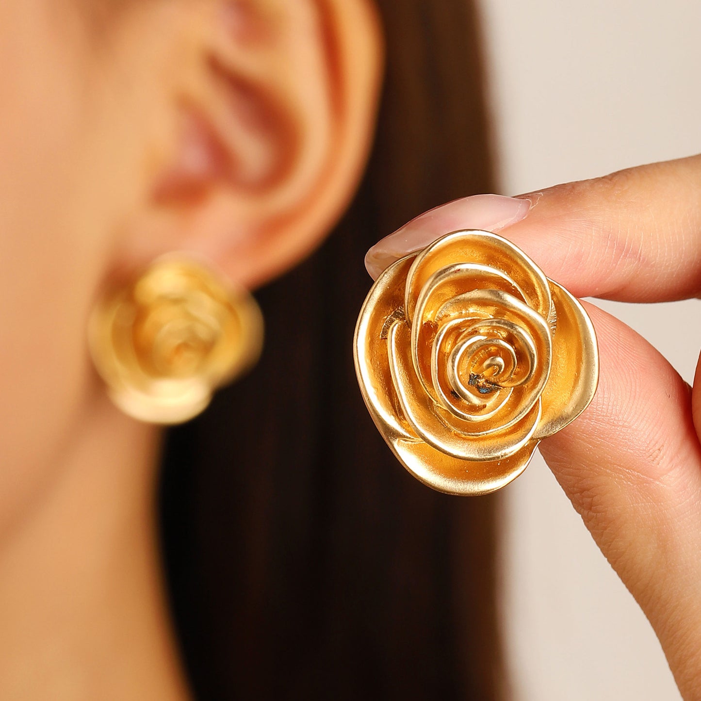Simple Ear Stud Earrings