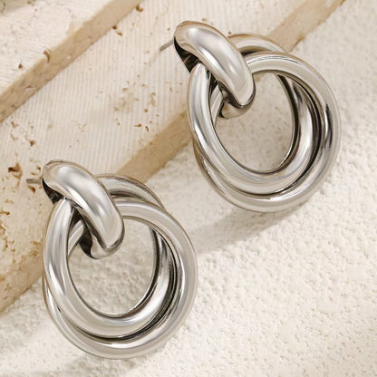 Simple Ear Stud Earrings