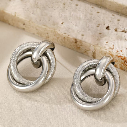 Simple Ear Stud Earrings
