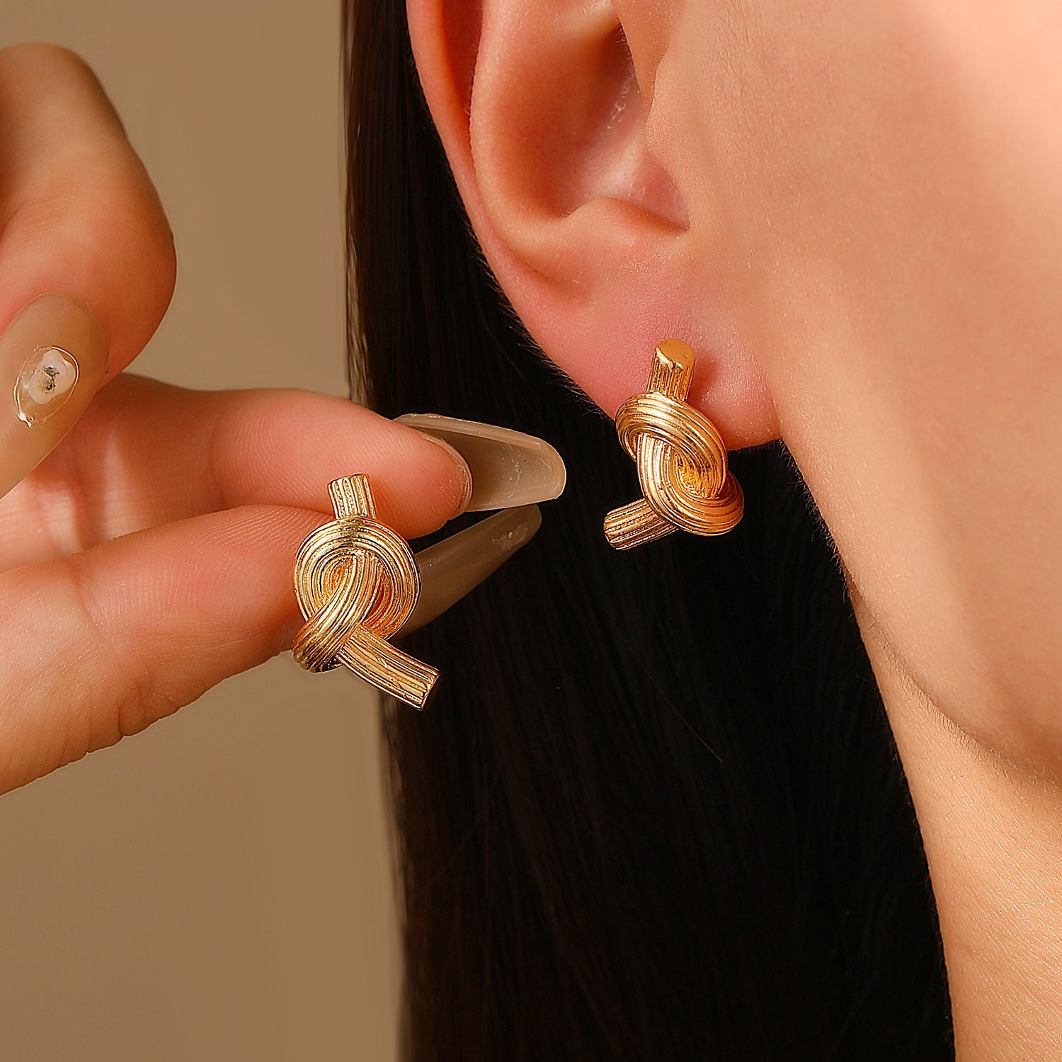 Simple Ear Stud Earrings