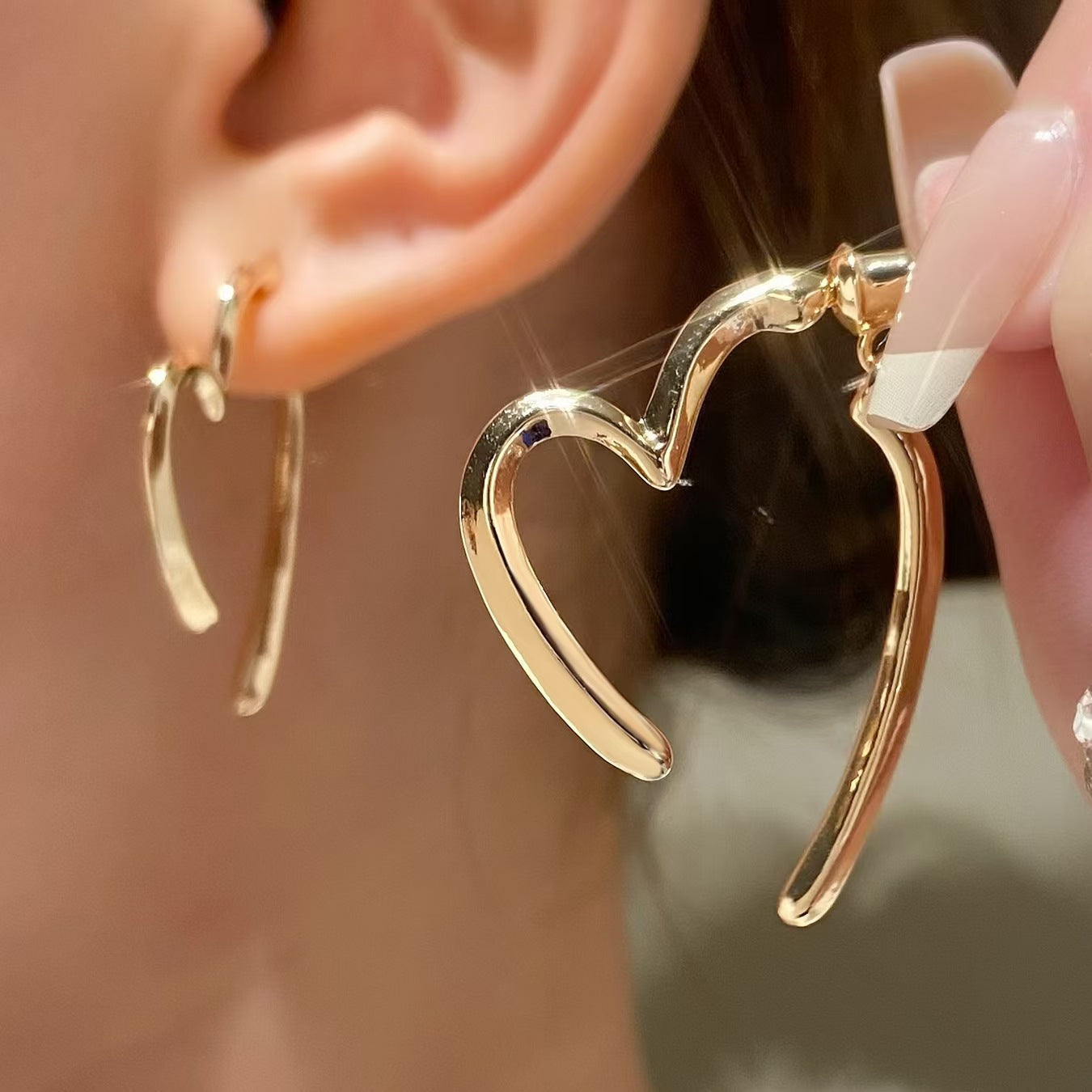 Simple Ear Stud Earrings