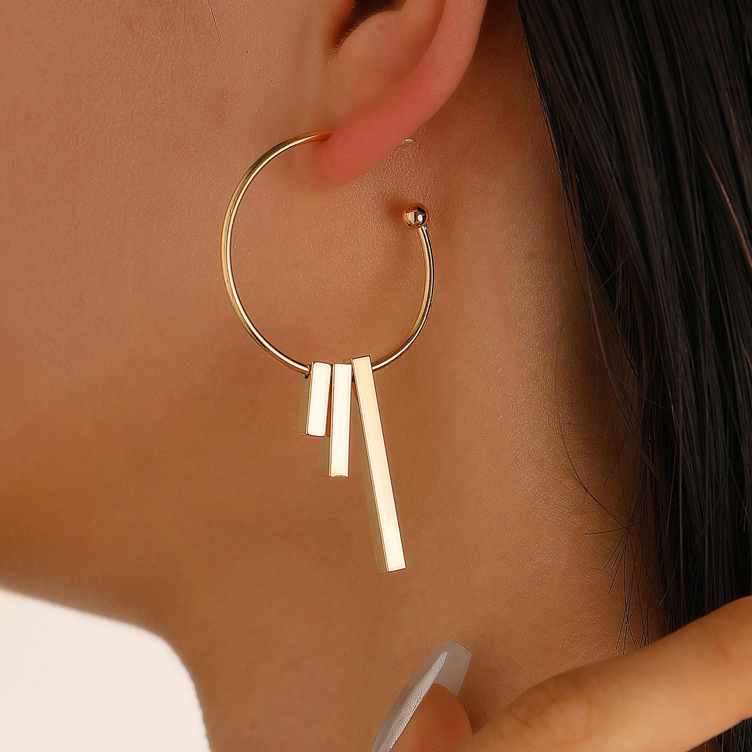 Simple Ear Stud Earrings