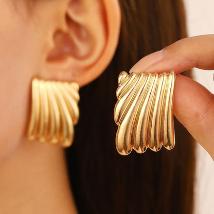 Simple Ear Stud Earrings