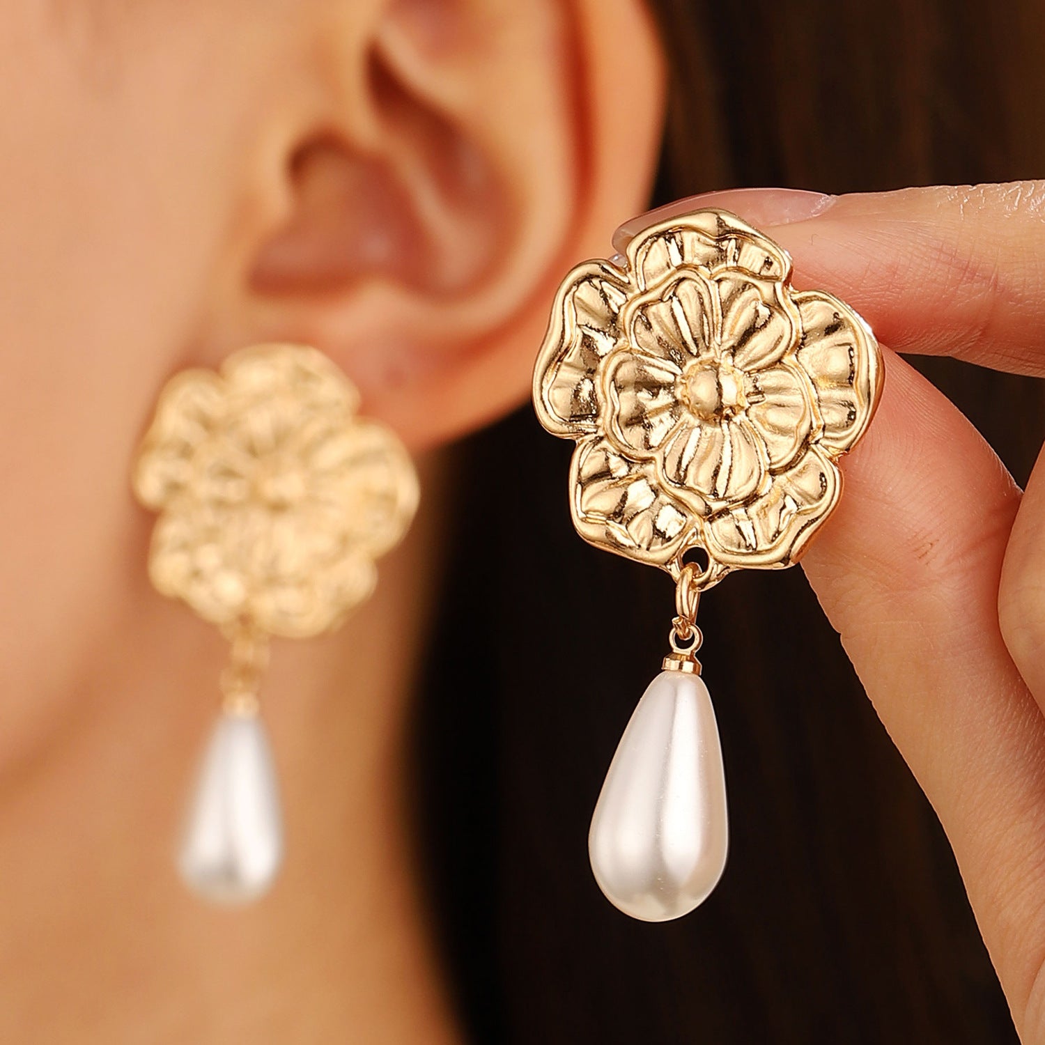 Simple Ear Stud Earrings