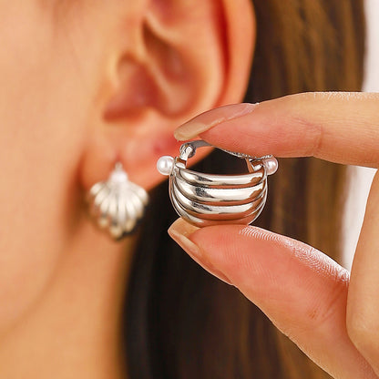 Simple Ear Stud Earrings