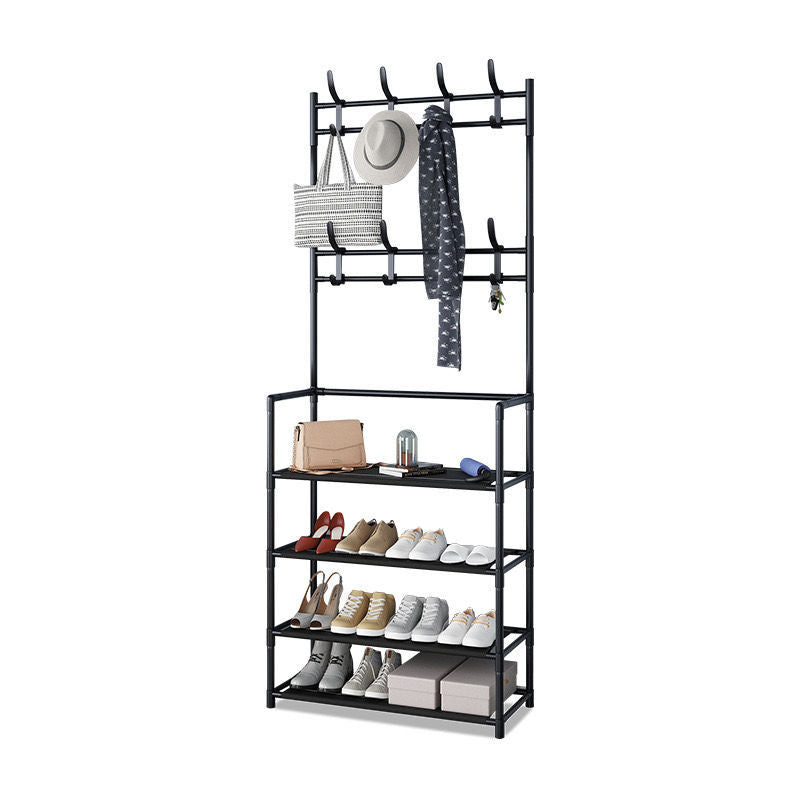 Simple floor-standing multi-functional clothes hanger