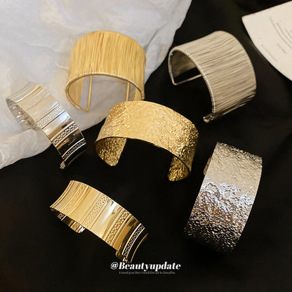 Simple Geometric Metal Bracelet