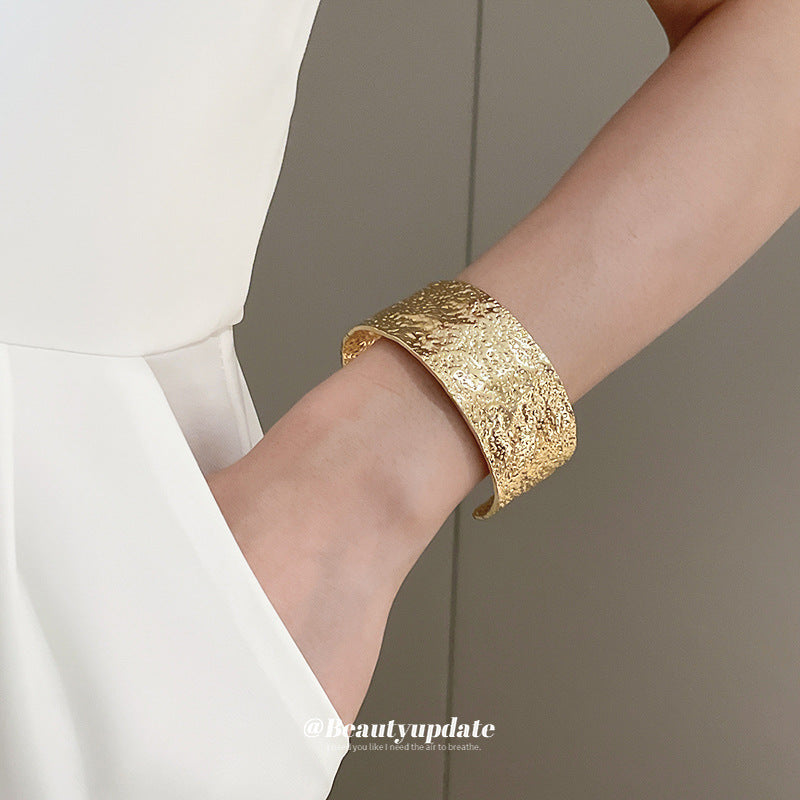 Simple Geometric Metal Bracelet