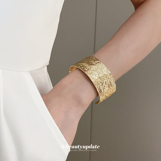 Simple Geometric Metal Bracelet