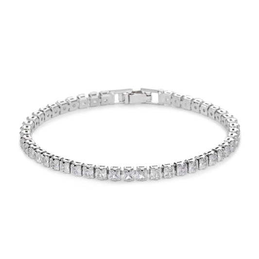 Simple Geometric Zircon Bracelet for Women