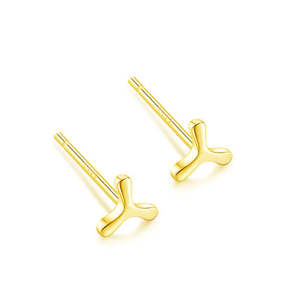 Simple Gold Earrings