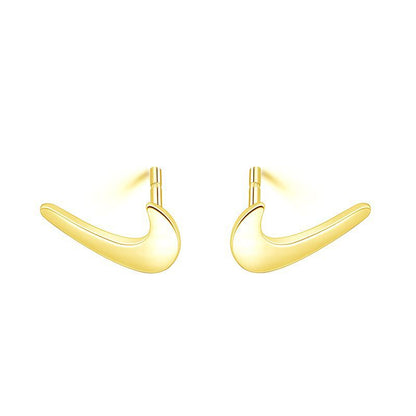 Simple Gold Earrings