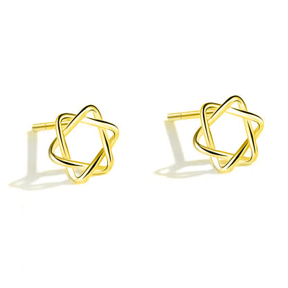 Simple Gold Earrings