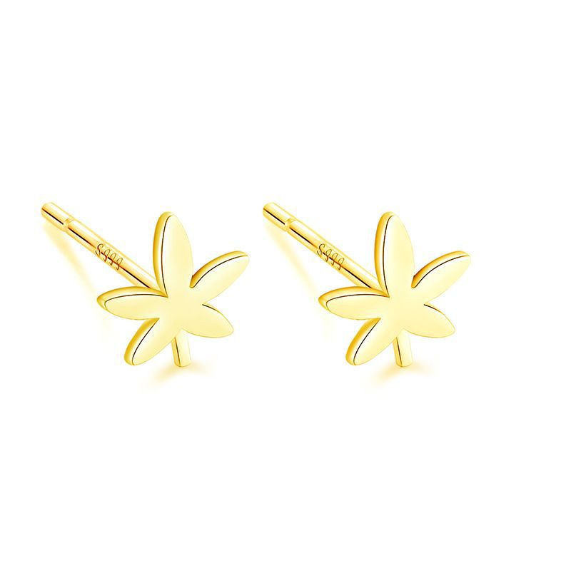 Simple Gold Earrings