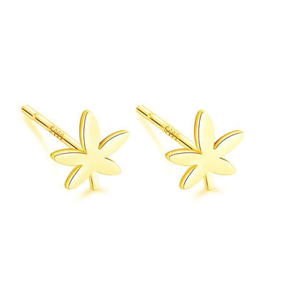 Simple Gold Earrings