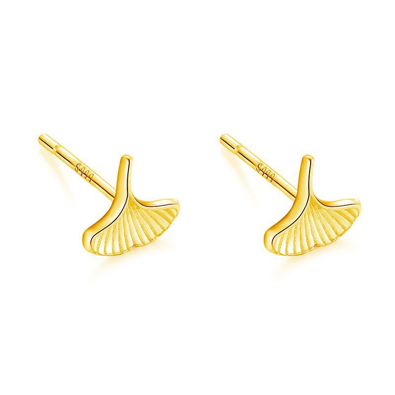 Simple Gold Earrings